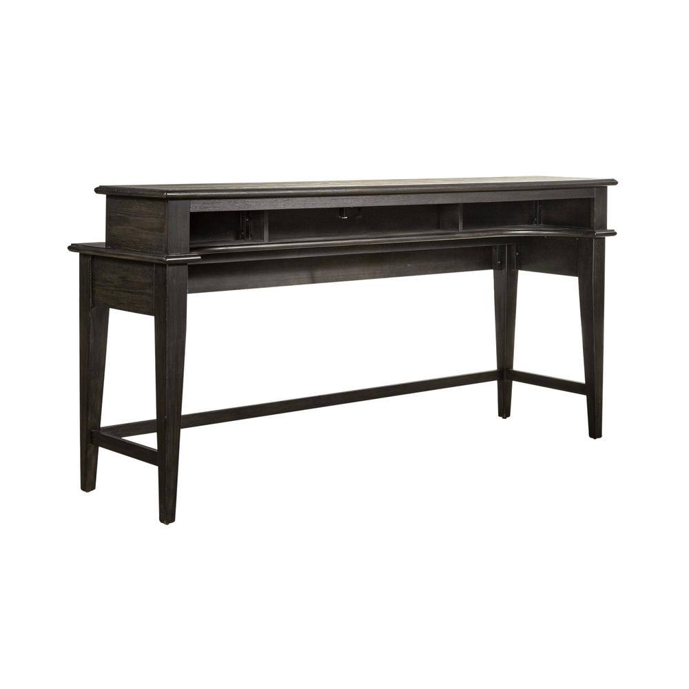 Front. Liberty Furniture Industries - Mill Creek Console Bar Table in Brown - Brown.