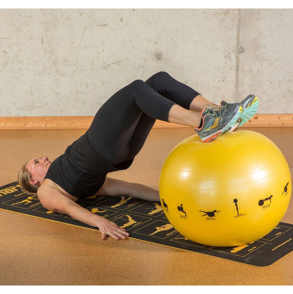 Alt View 1. Prism Fitness - Prism Fitness 75cm/28in Smart Self-Guided Stability Exercise Medicine Ball, Blue - Blue.