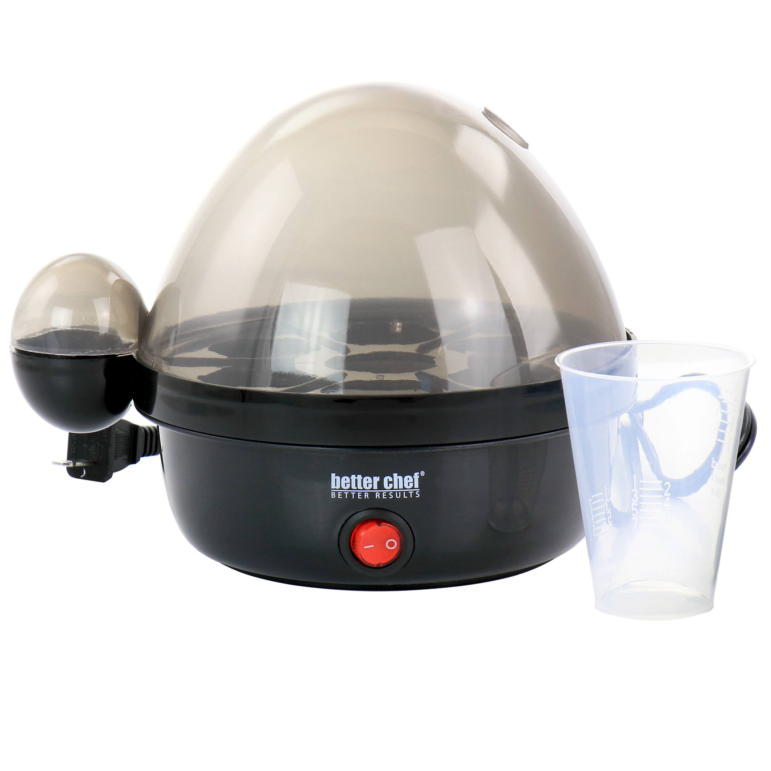 Better Chef - 7-Egg Electric Egg Cooker - Black
