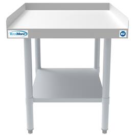 Koolmore - 30" x 24" 16-Gauge Stainless Steel Equipment Stand with Galvanized Undershelf, EQT-163024 - Silver