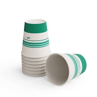 Alt View 3. Perk - Paper Hot Cup, 10 Oz., 50/Pack - White/Teal.