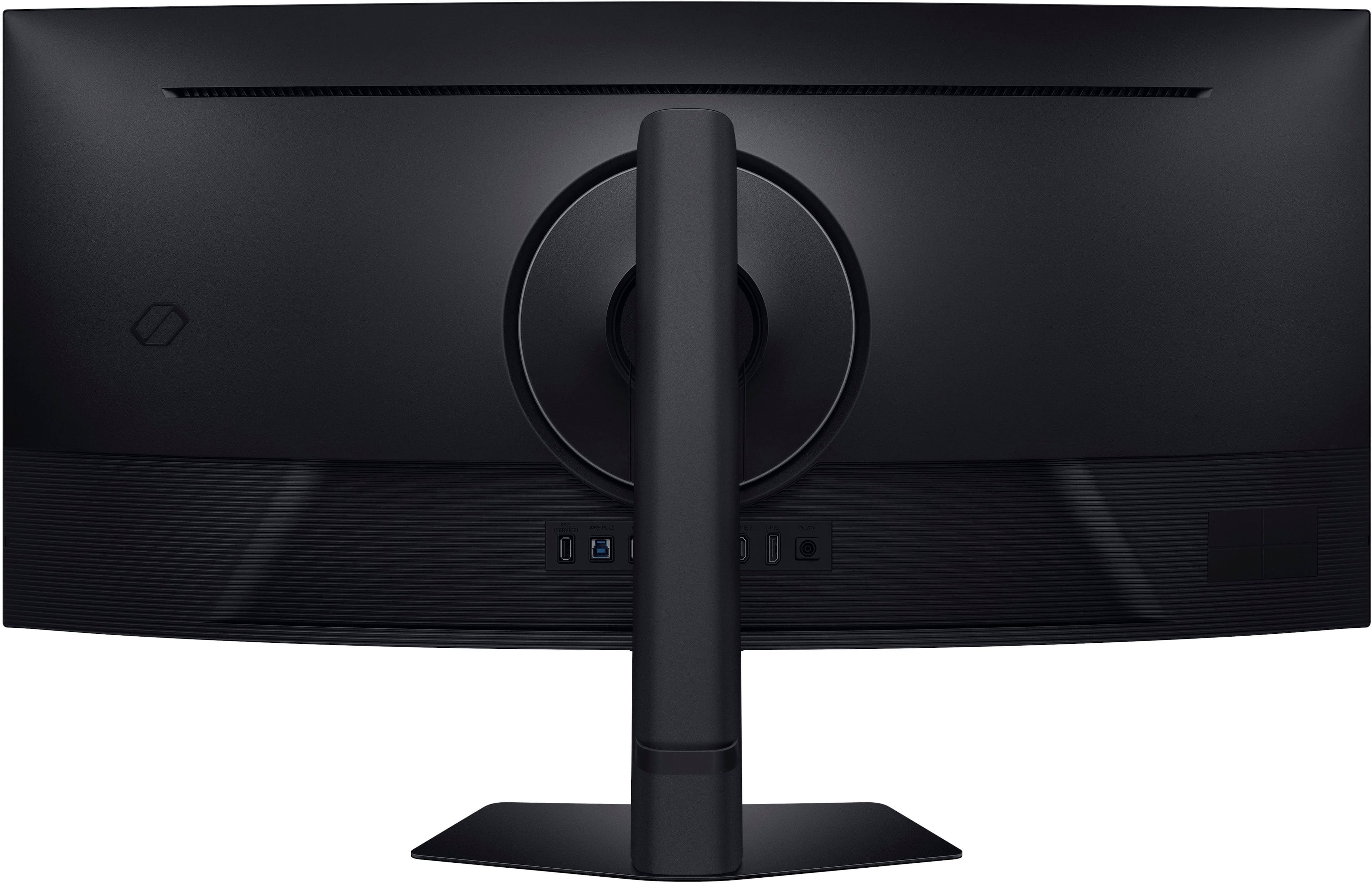 Alt View 20. Samsung - 40" Odyssey G75F WUHD 180Hz 1ms AMD FreeSync Prem Pro Curved Gaming Monitor with HDR 600 (DisplayPort, HDMI) - Black.