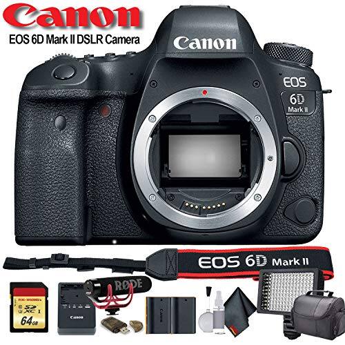 Canon EOS 6D Mark II DSLR Camera  
Canon EOS 6D Mark II  
RODE  
64GB  
Canon