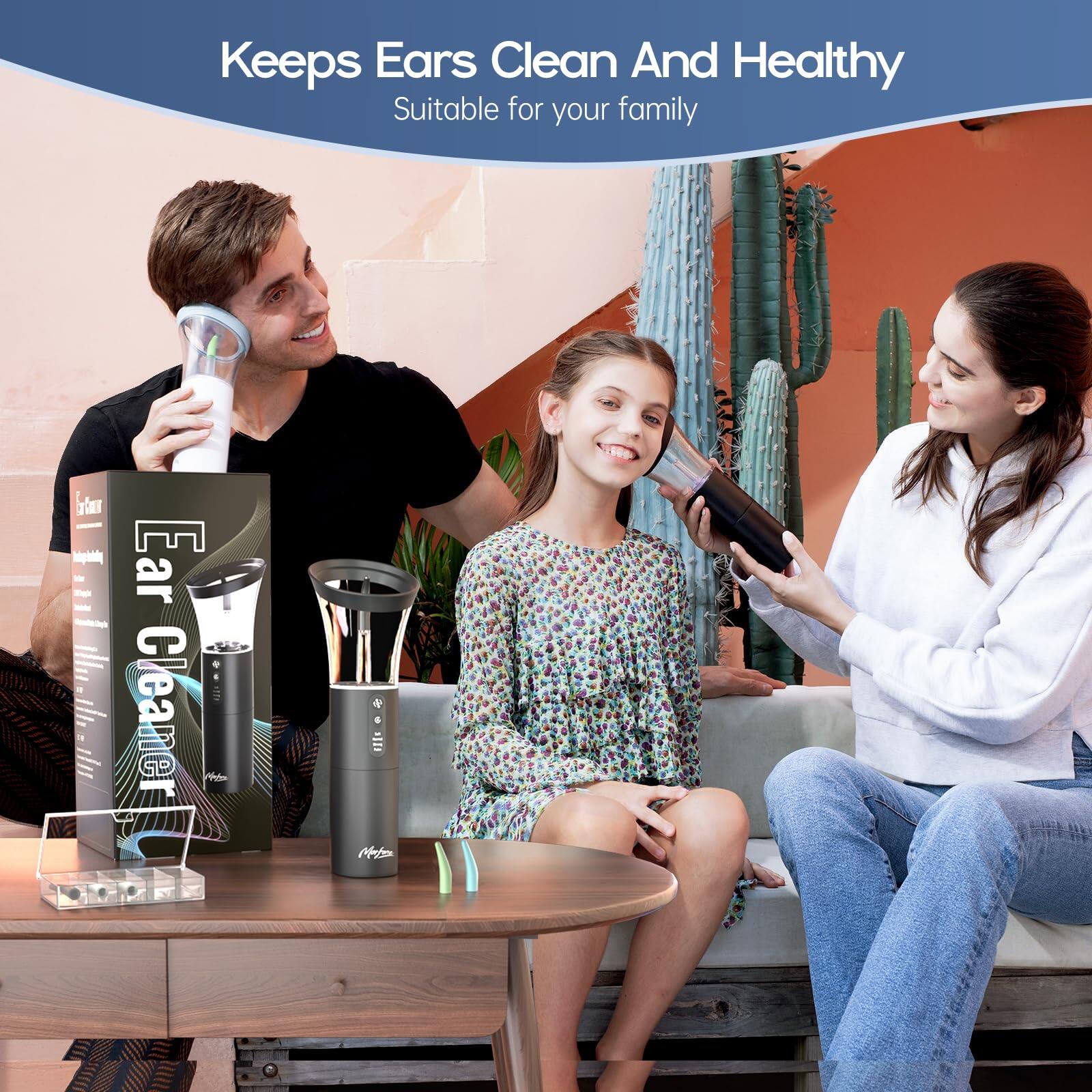 Keeps Ears Clean And Healthy  
Suitable for your family