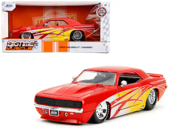 Jada
BIGTIME MUSCLE
1969 CHEVROLET® CAMARO®
DIE-CAST
8+