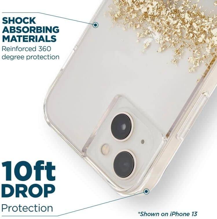 SHOCK ABSORBING MATERIALS  
Reinforced 360 degree protection  

10ft DROP Protection  

*Shown on iPhone 13
