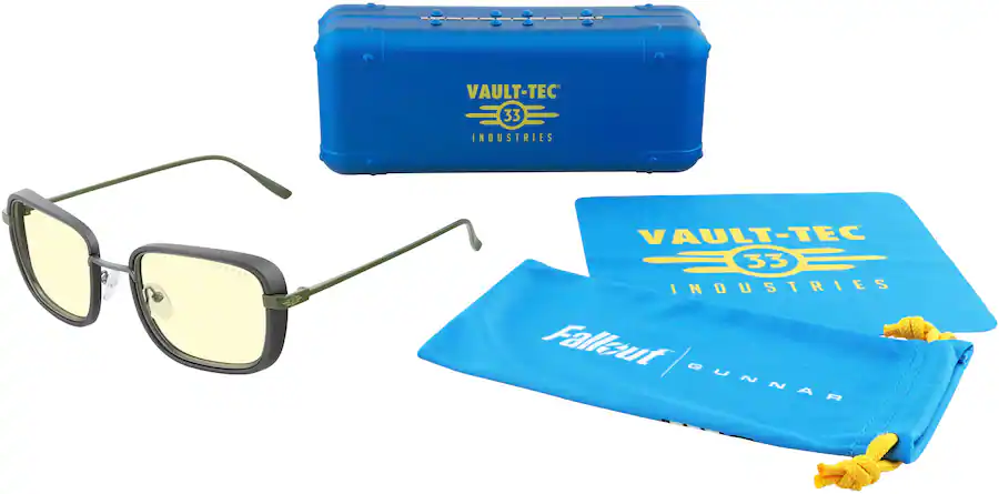 GUNNAR Fallout Vault 33 Computer Glasses with Blue Light Reduction