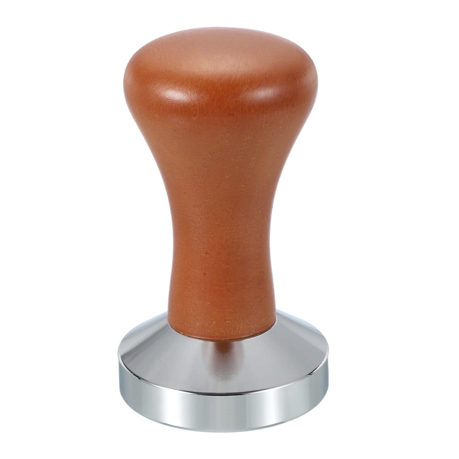 Unique Bargains - 51mm Coffee Tamper, Stainless Steel Espresso Press Tamper with Wooden Handle for Coffee Shop Restaurant - Dark Brown price history on PriceWatchPro