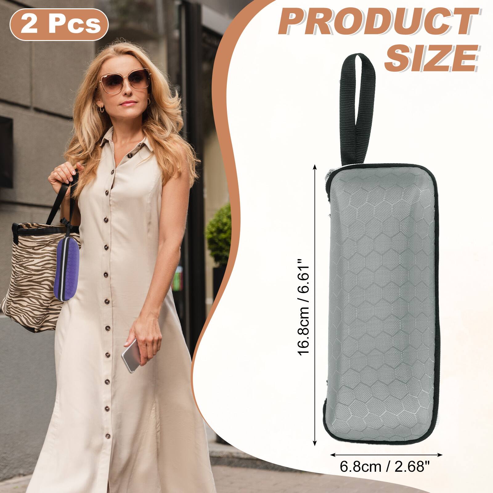 2 Pcs  
PRODUCT SIZE  
6.61" / 16.8cm  
6.8cm / 2.68"