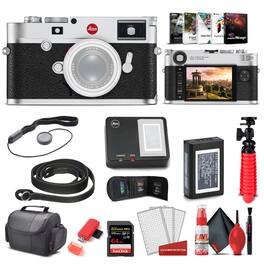 Leica - M10 - R Digital Rangefinder Camera (Silver Chrome) (20003) + 64GB Extreme Pro Card + Corel Photo Software + Card R