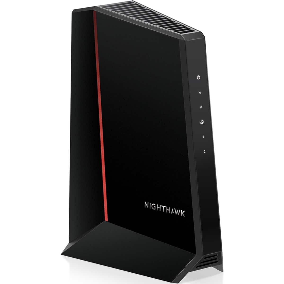 Front. NETGEAR - Nighthawk Mid/High-Split 32 x 8 DOCSIS 3.1 Cable Modem - Black.