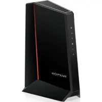 NETGEAR - Nighthawk Mid/High-Split 32 x 8 DOCSIS 3.1 Cable Modem - Black - Front_Zoom