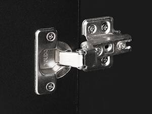 Alt View 10. Bestier - Modern TV Stand with Adjustable Shelves & Honeycomb Pattern - black.