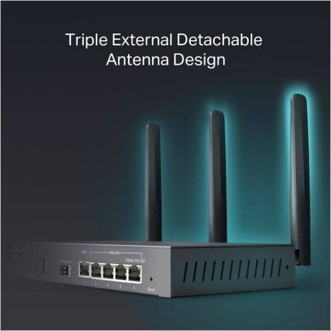 Triple External Detachable Antenna Design