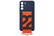 Alt View 2. Samsung - Galaxy S22 Silicon with Strap - Navy.