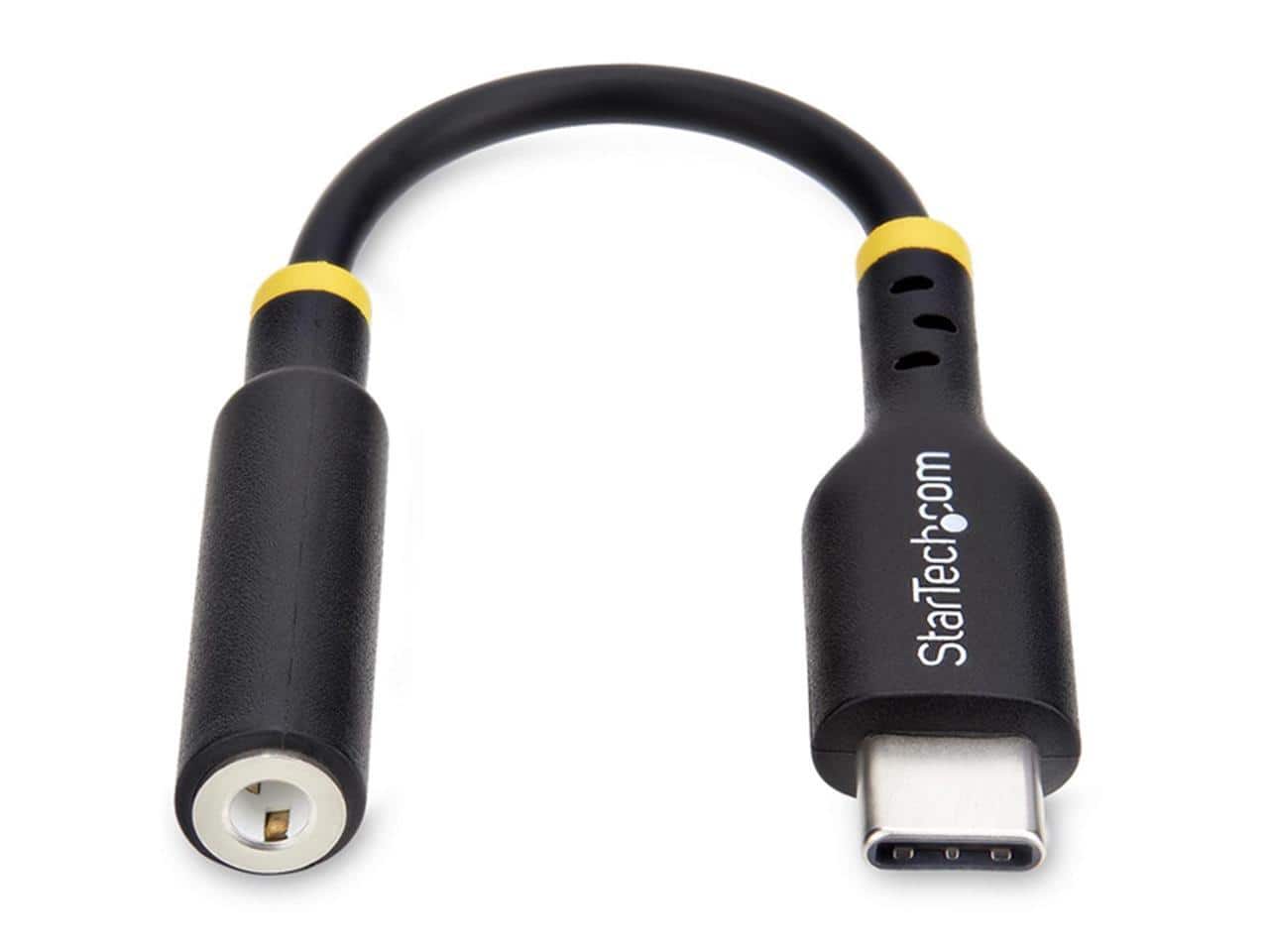 StarTech.com - StarTech USB-C to 3.5mm Audio Adapter, 32-bit DAC, Supports USB-C/Thunderbolt