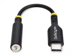 StarTech.com - StarTech USB-C to 3.5mm Audio Adapter, 32-bit DAC, Supports USB-C/Thunderbolt