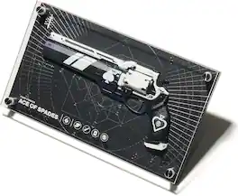 Numskull - Destiny - Exotic Armory Collection - ‘Ace of Spades’ Replica Plaque - Collectibles - Multicolor
