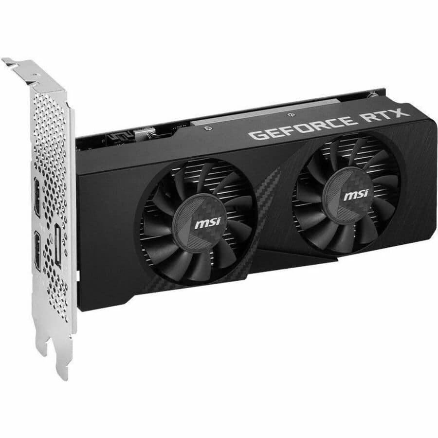 MSI NVIDIA GeForce RTX 3050 Graphic Card 6 GB GDDR6 Low profile