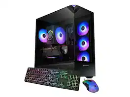 iBUYPOWER - Element Gaming PC Desktop - AMD Ryzen 7 9700F, NVIDIA GeForce RTX 5060Ti 16GB, 32GB DDR5 RAM, 1TB NVMe SSD - Black