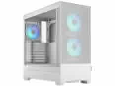 Front. Fractal Design - Pop Air RGB Computer Case - White.