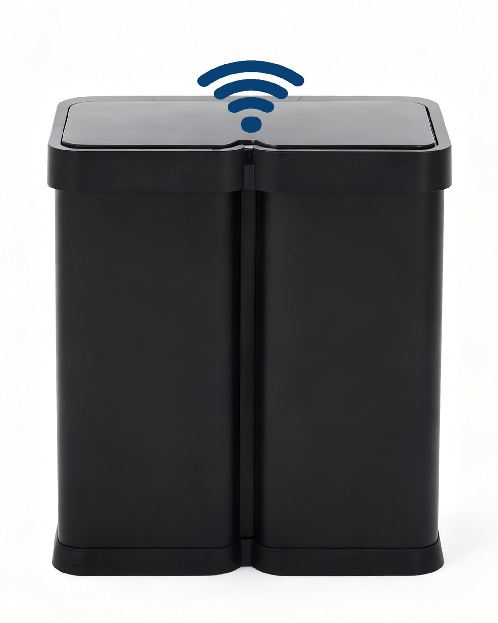 Acekool - Automatic Trash Can, Touchless Stainless Steel Wastebasket, Smart Motion Sensor Rubbish Can