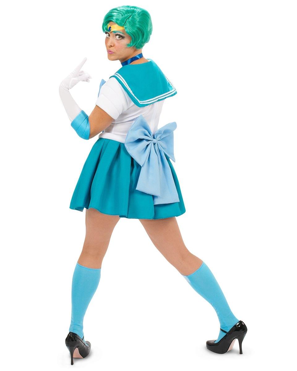 Alt View 1. Seasonal Visions International - Sailor Moon Mercury Sexy Adult Costume Medium - White.