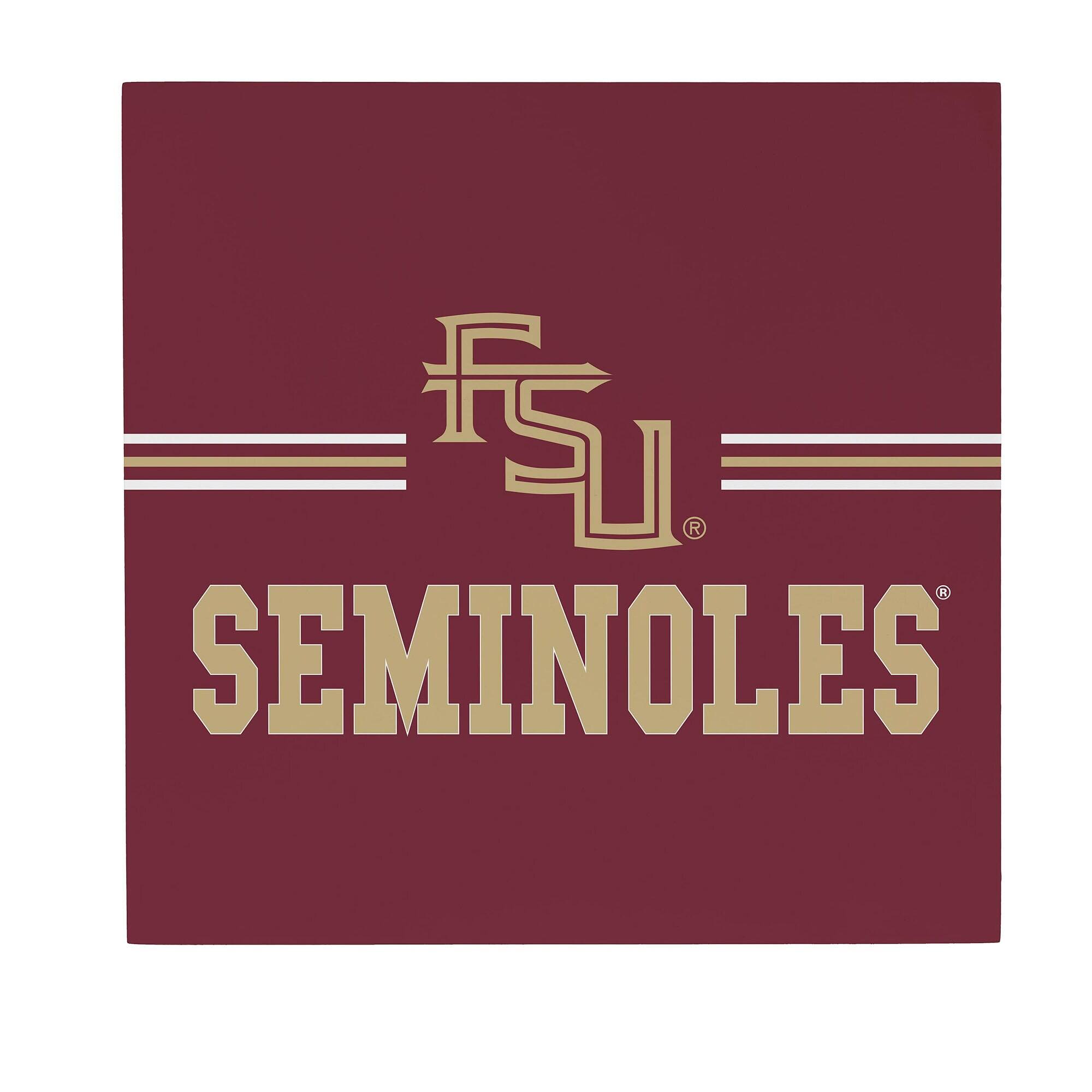 Florida State Seminoles 12" x 12" Wood Wall Sign