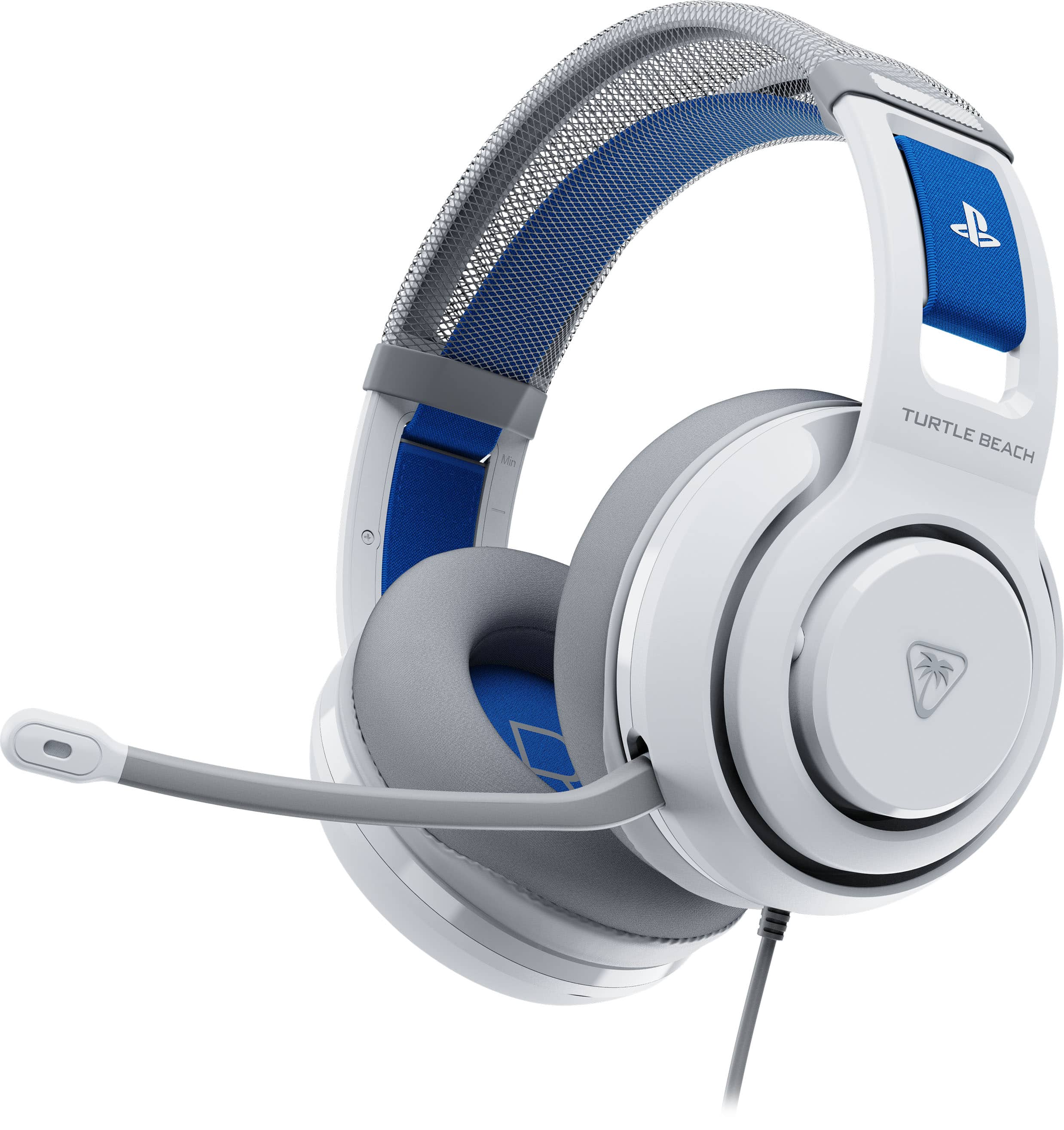 Turtle Beach - Atlas 200 Wired Over-Ear Gaming Headset for PlayStation 5 & PlayStation 4 - White - Front_Zoom