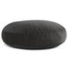 Front. Jaxx - Jaxx 6 Foot Cocoon - 2-in-1 Convertible Bean Bag Bed & Large Bean Bag Chair for Adults, Premium Lush Velvet - Black - Lush Velvet Black.