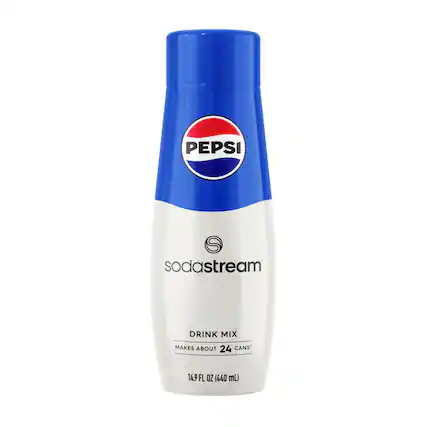 PEPSI SODASTREAM DRINK MIX MAKES ABOUT 24 CANS 14.9 FL OZ (440 mL)