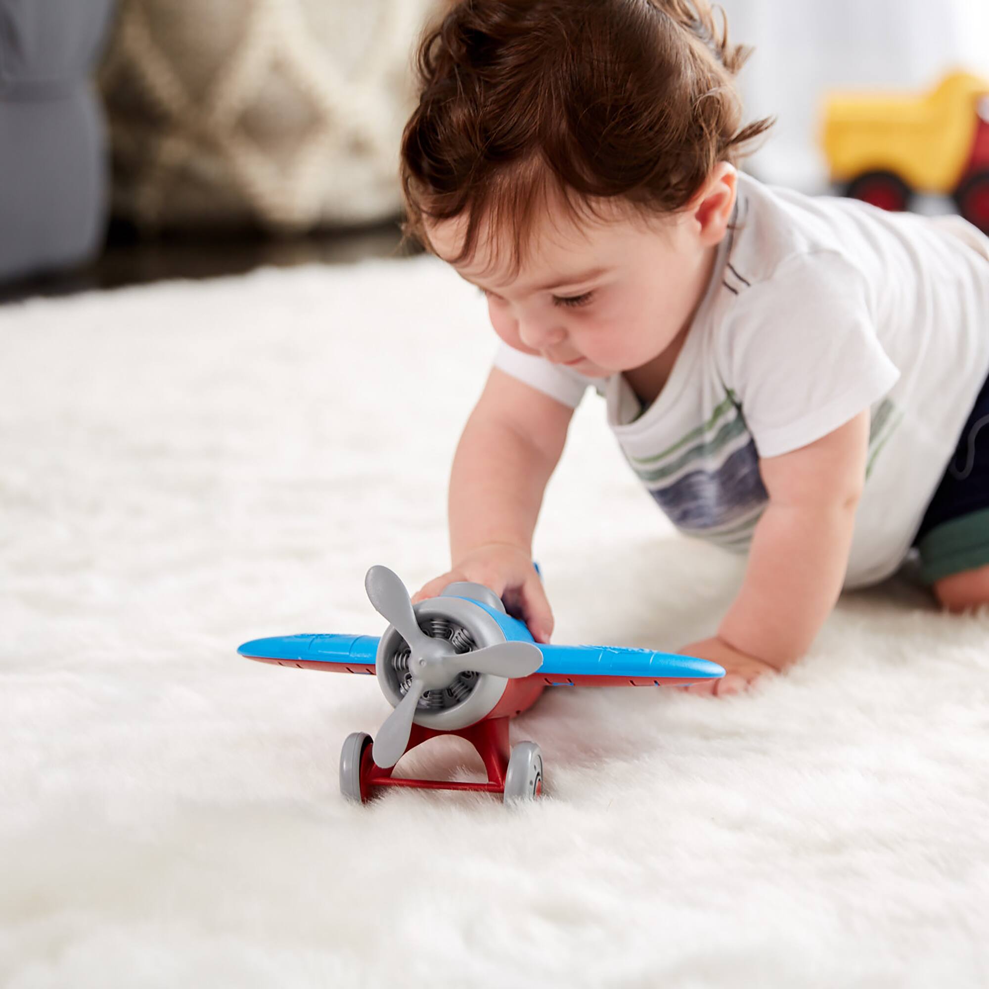 Alt View 15. Green Toys - Green Toys Pretend Play Airplane Toy, Blue - Blue.