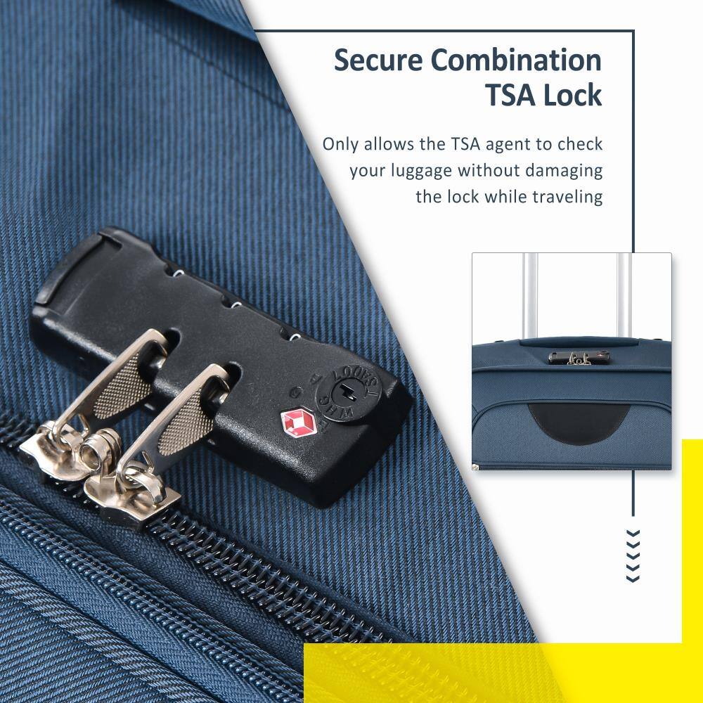 Secure Combination TSA Lock

Only allows the TSA agent to check your luggage without damaging the lock while traveling
