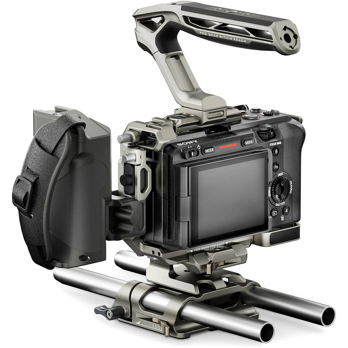 PRO GEAR WITHIN REACH

SONY

MODE MENU

5

Fn

FOR BONY FX3 BASE