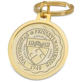 Jardine - Pennsylvania Quakers Split-Wire Key Ring - Gold