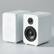 Alt View 3. Arkrocket - Arkrocket Polaris II Bluetooth Turntable with 40W Bookself Speaker and LED Lighting System - White.