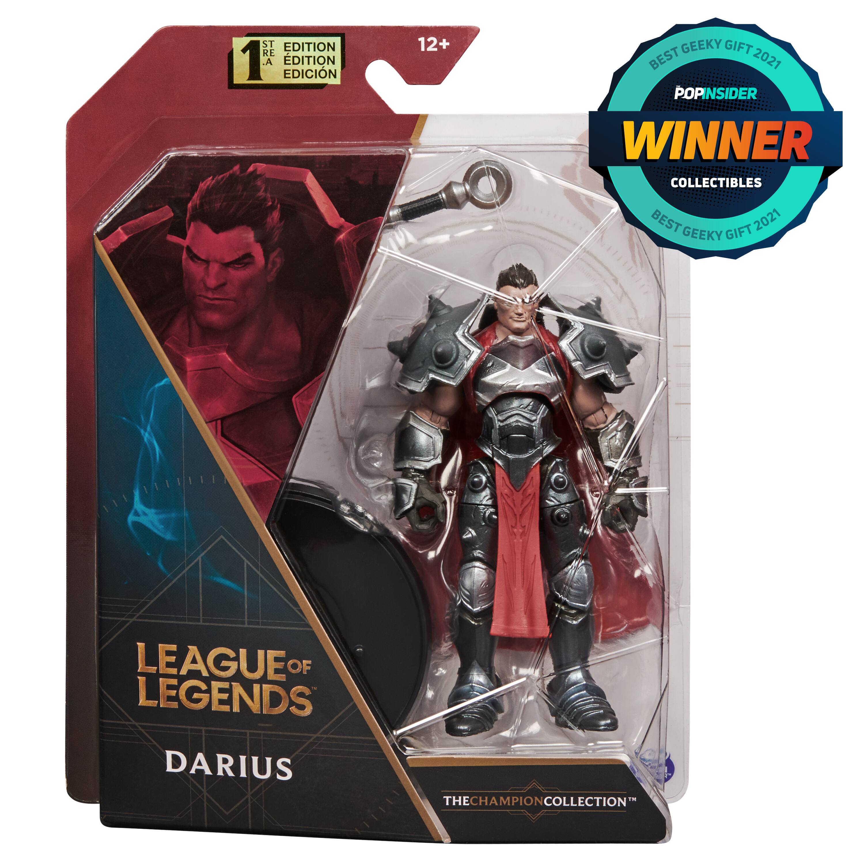 Alt View 13. League of Legends - 4-Inch Darius Collectible Figure w/ Premium Details and Axe Accessory, Ages 12 and Up.