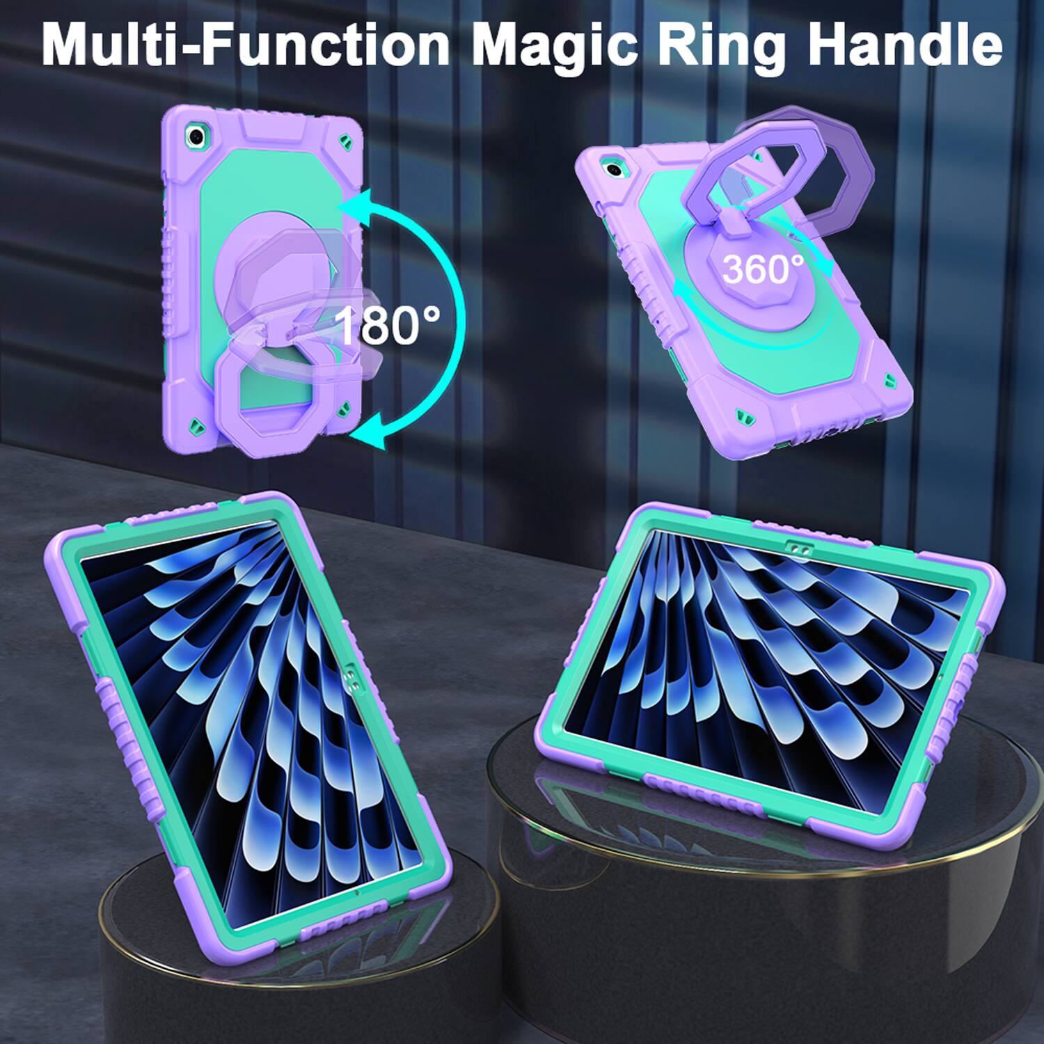 Multi-Function Magic Ring Handle

180°

360°