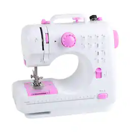 Oumilen - 12 Built-in Stitches, Portable Electric Sewing Machine for Beginners, Home DIY, and Small Projects