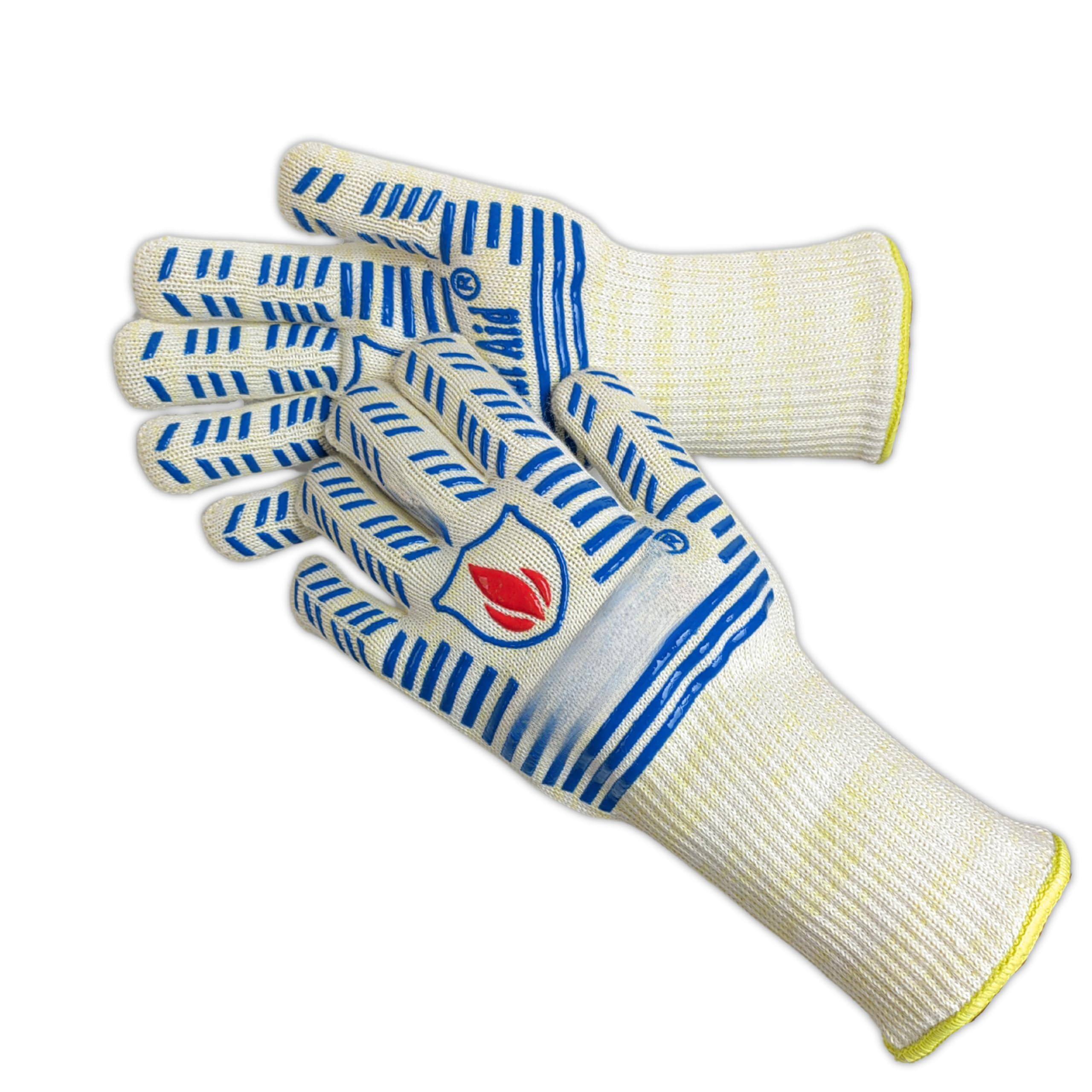 White & Blue Mid Cuff - Small Size