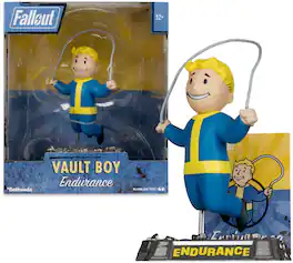 McFarlane Toys - Fallout - Vault Boy (Endurance) 5" Posed Figure - COLLECTIBLES - Multicolor
