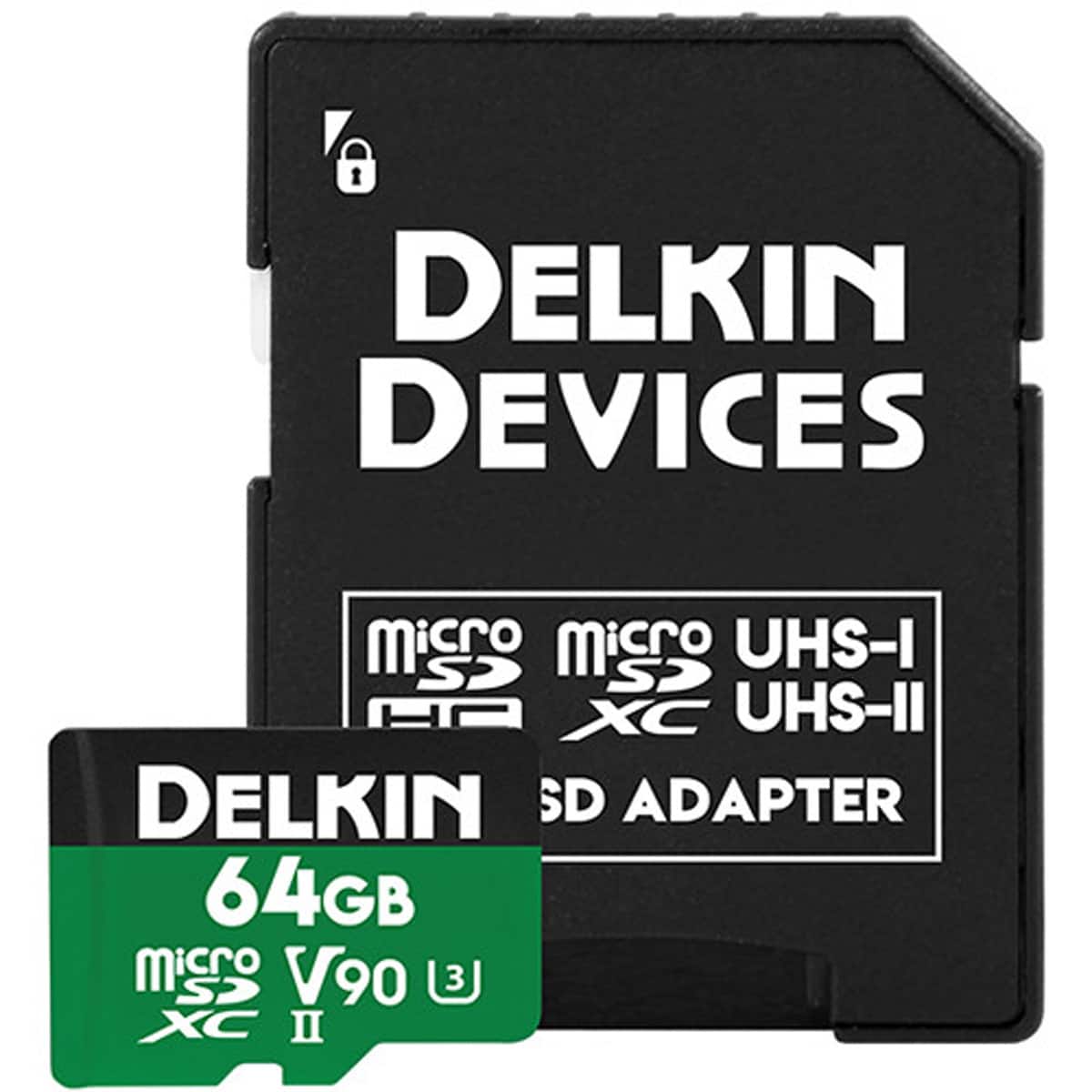 Delkin Devices - Power 64GB UHS-II U3/V90 microSDXC Memory Card with Adapter price history on PriceWatchPro