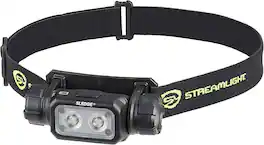 Streamlight - 89019 Sledge 1000-Lumen Max 600-Lumen Standard 1800-Candela Headlamp - Black