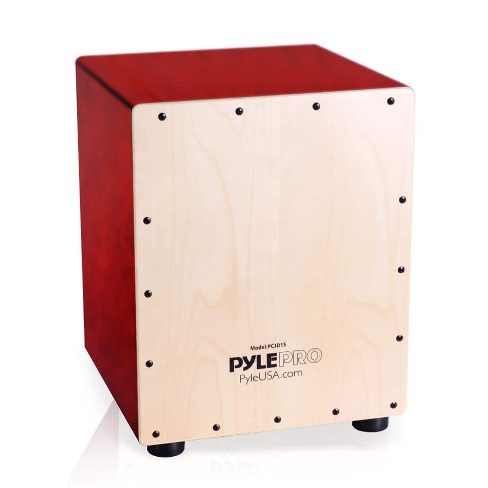 Pyle - Stringed Jam Cajon, Handcrafted Birch Wood Percussion Box with Internal Guitar Strings, Compact & Lightweight price history on PriceWatchPro