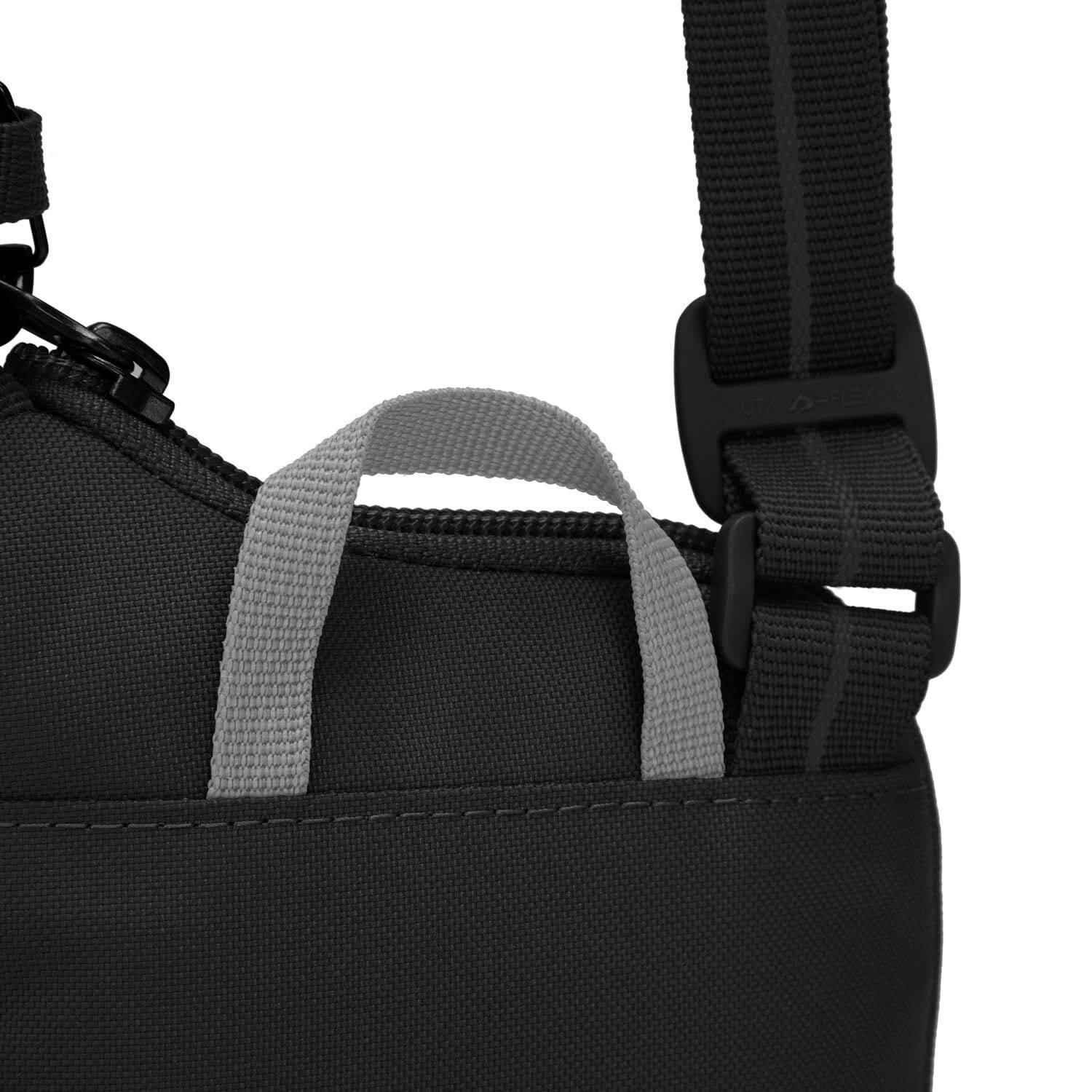 Alt View 5. Pacsafe - GO Tech Crossbody (Jet Black) - Jet Black.
