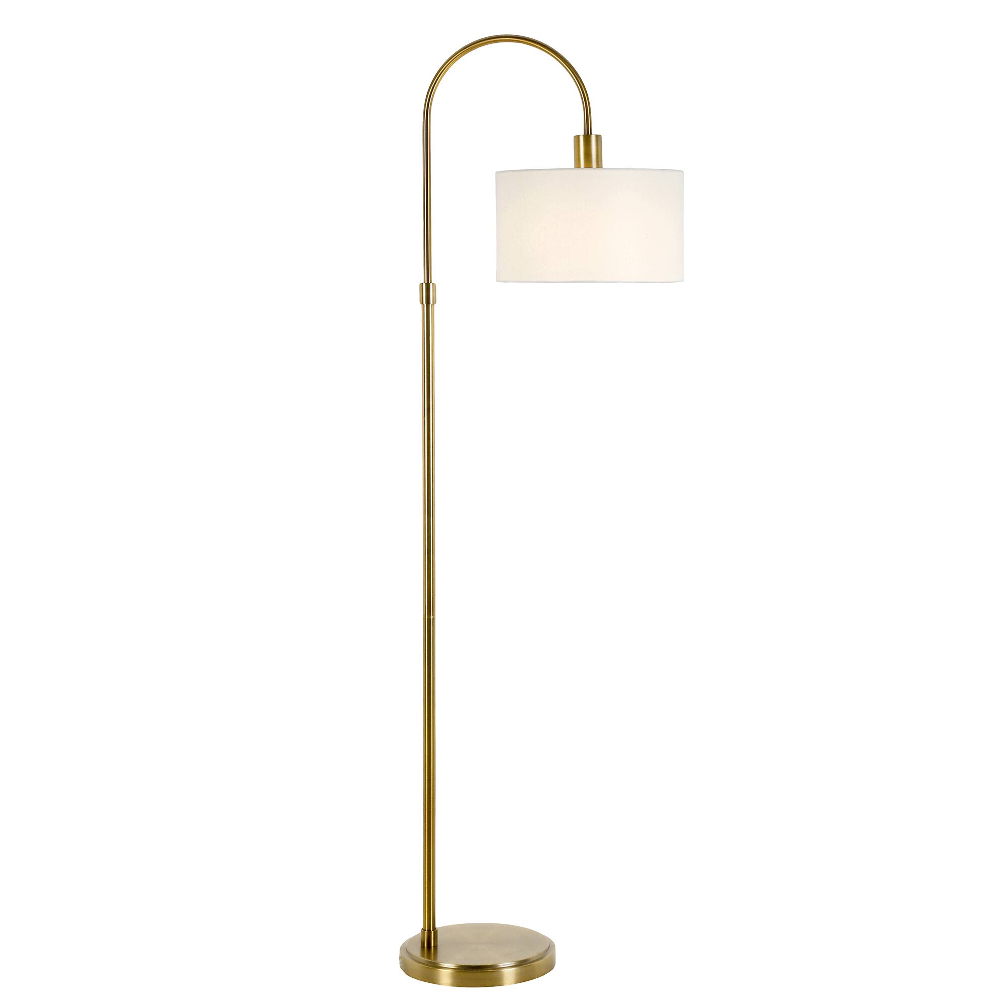 Alt View 19. Hudson&Canal - Veronica Floor Lamp - Antique Brass.