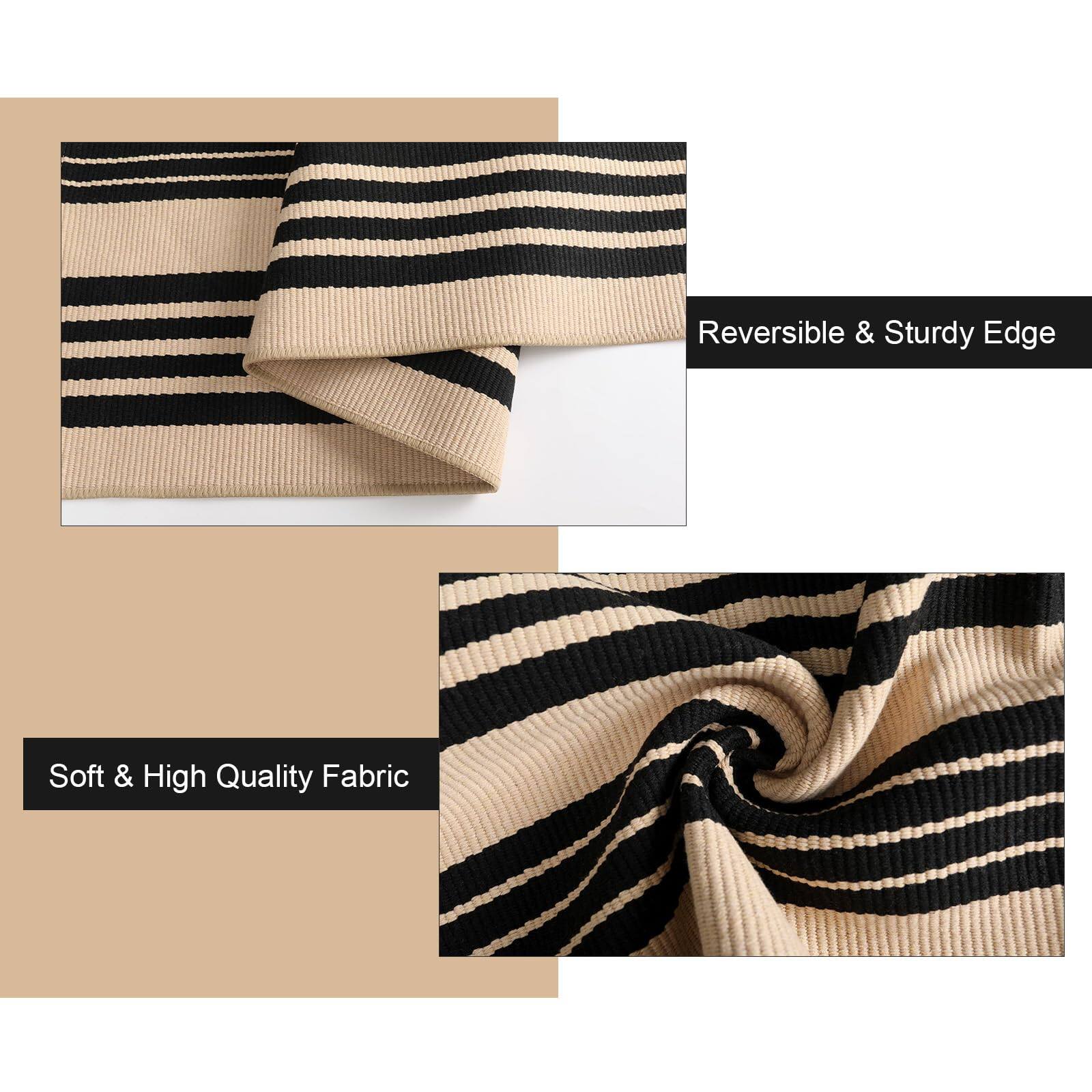 Reversible & Sturdy Edge

Soft & High Quality Fabric