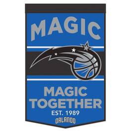 WinCraft - Orlando Magic 24" x 38" Wool Slogan Banner - Multicolor