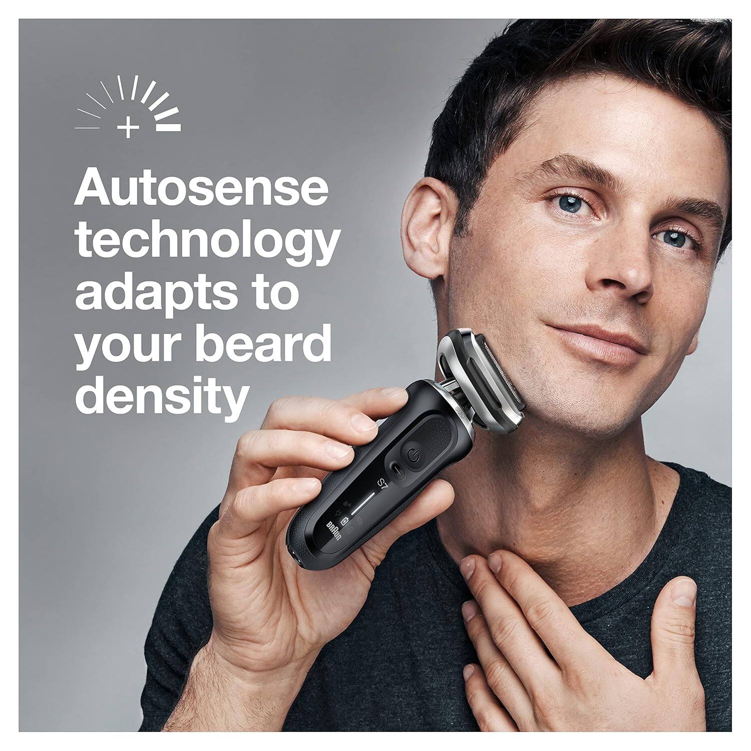 Autosense technology adapts to your beard density