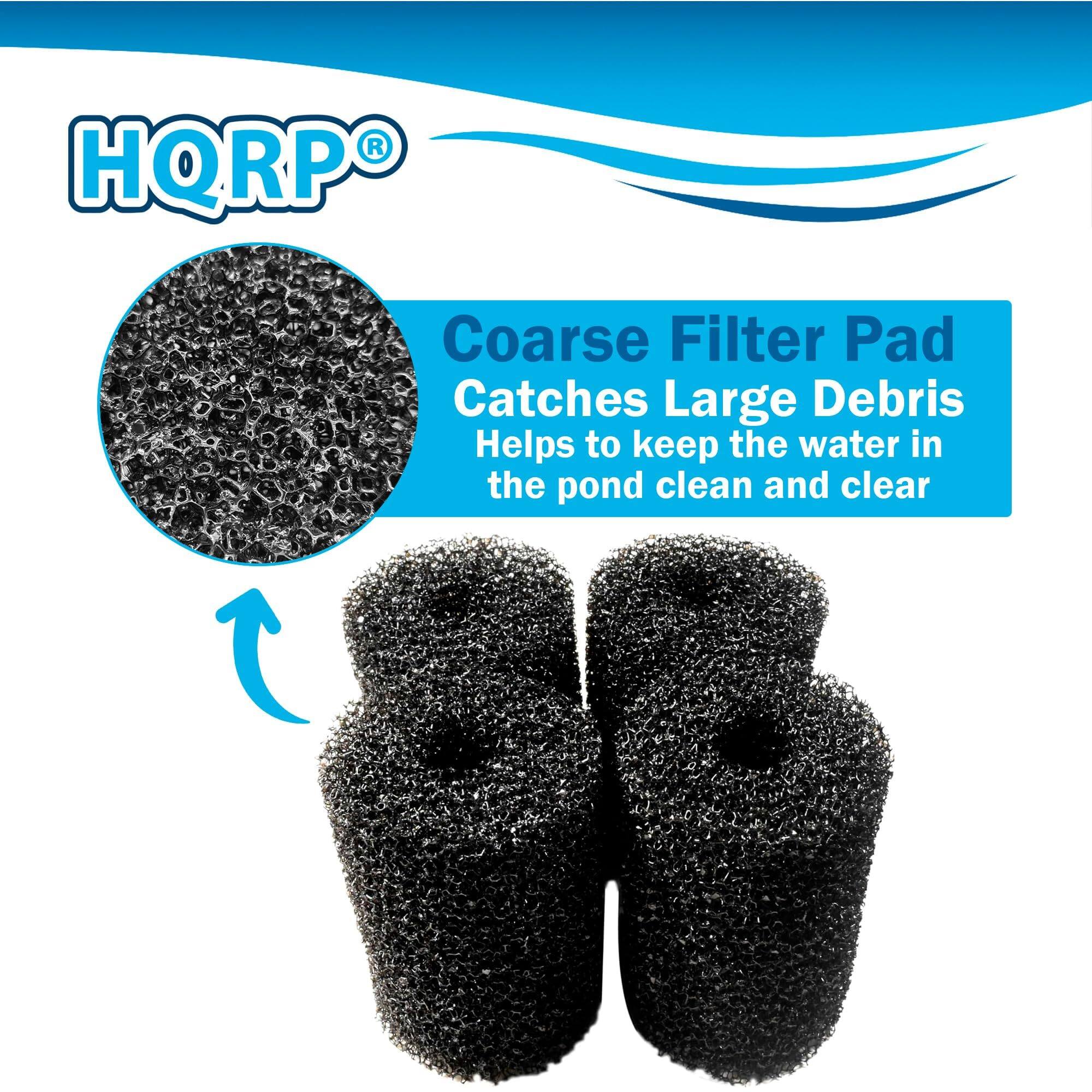 HQRP Coarse Filter Pad  
Catches Large Debris  
Helps to keep the water in the pond clean and clear